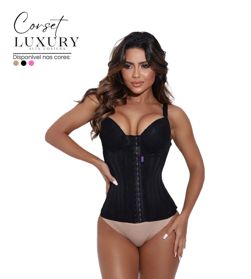 Corset Luxury Alta Costura Bojo com Renda