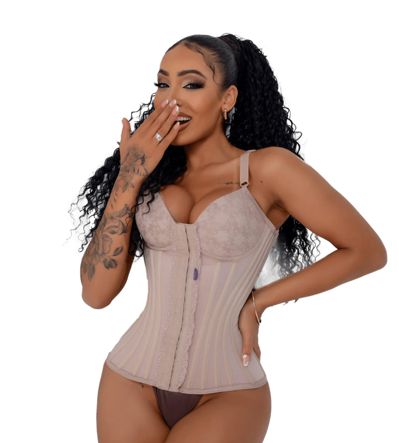 Corset Luxury Alta Costura Bojo com Renda